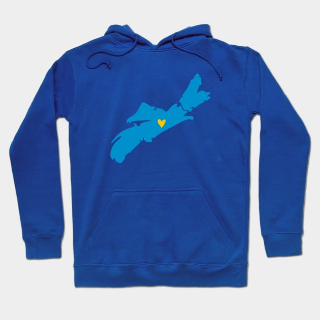 Nova Scotia Love Hoodie by Carabara Designs